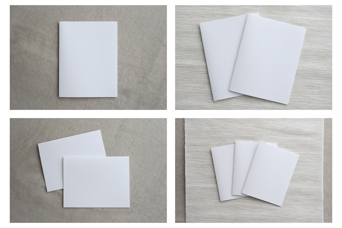 A2 Greeting Card Mockup Bundle 4, a Household Mockup by Saguaro Digital (Photo 2 of 9)