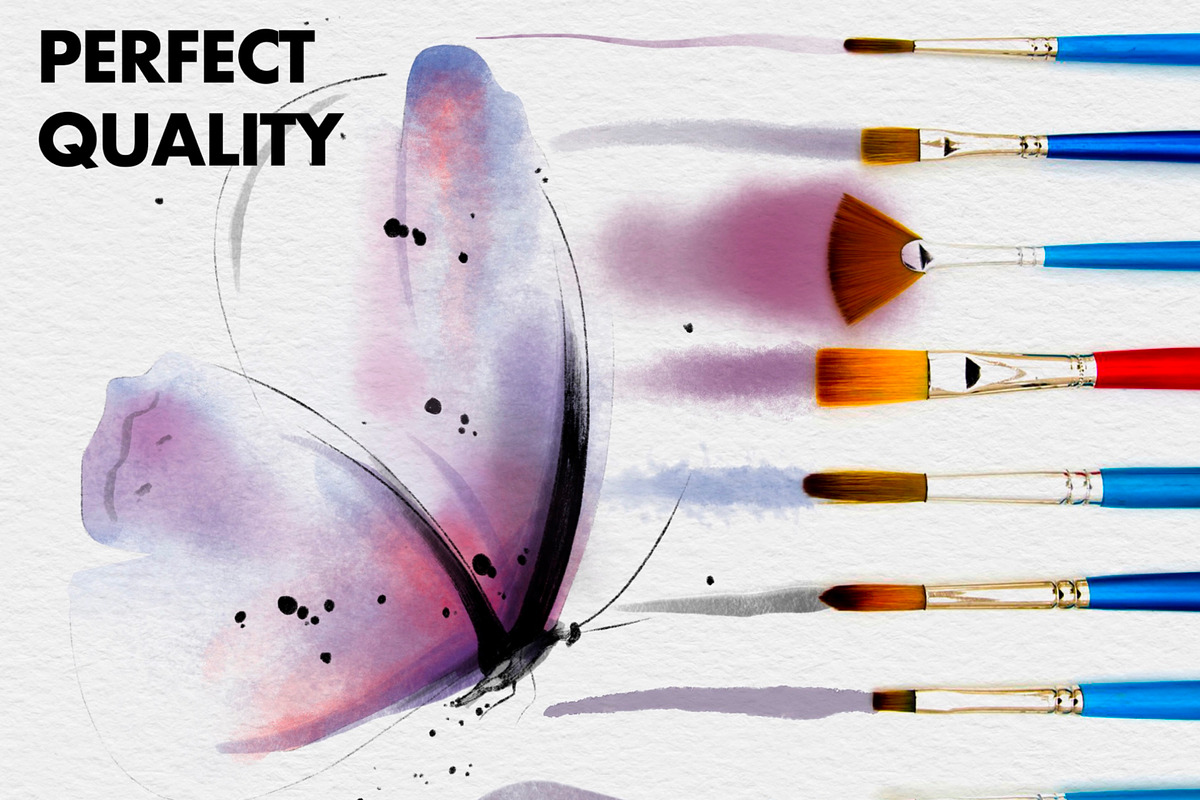 Watercolor Brushes For Procreate, a Brush Add-On by Nuclear Brushes (Photo 7 of 10)