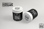 Round Screw Cap Metal Mockup, a Product Mockup by INCDesign (Thumbnail 3 of 7)