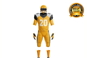 American Football Uniform 3d model, a Characters & Person 3D Model by Bruno's Shop