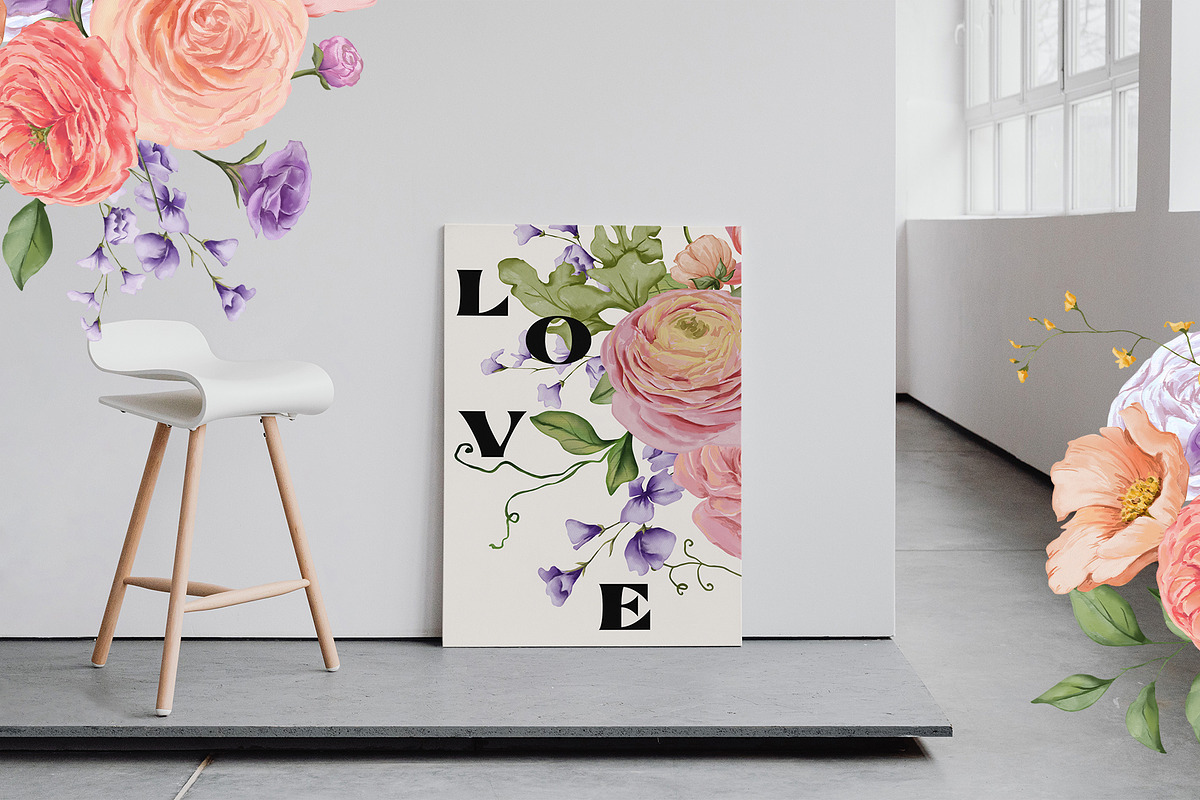 SPRING watercolor floral set, a Decorative Illustration by Yuliia Lashevska (Photo 4 of 14)