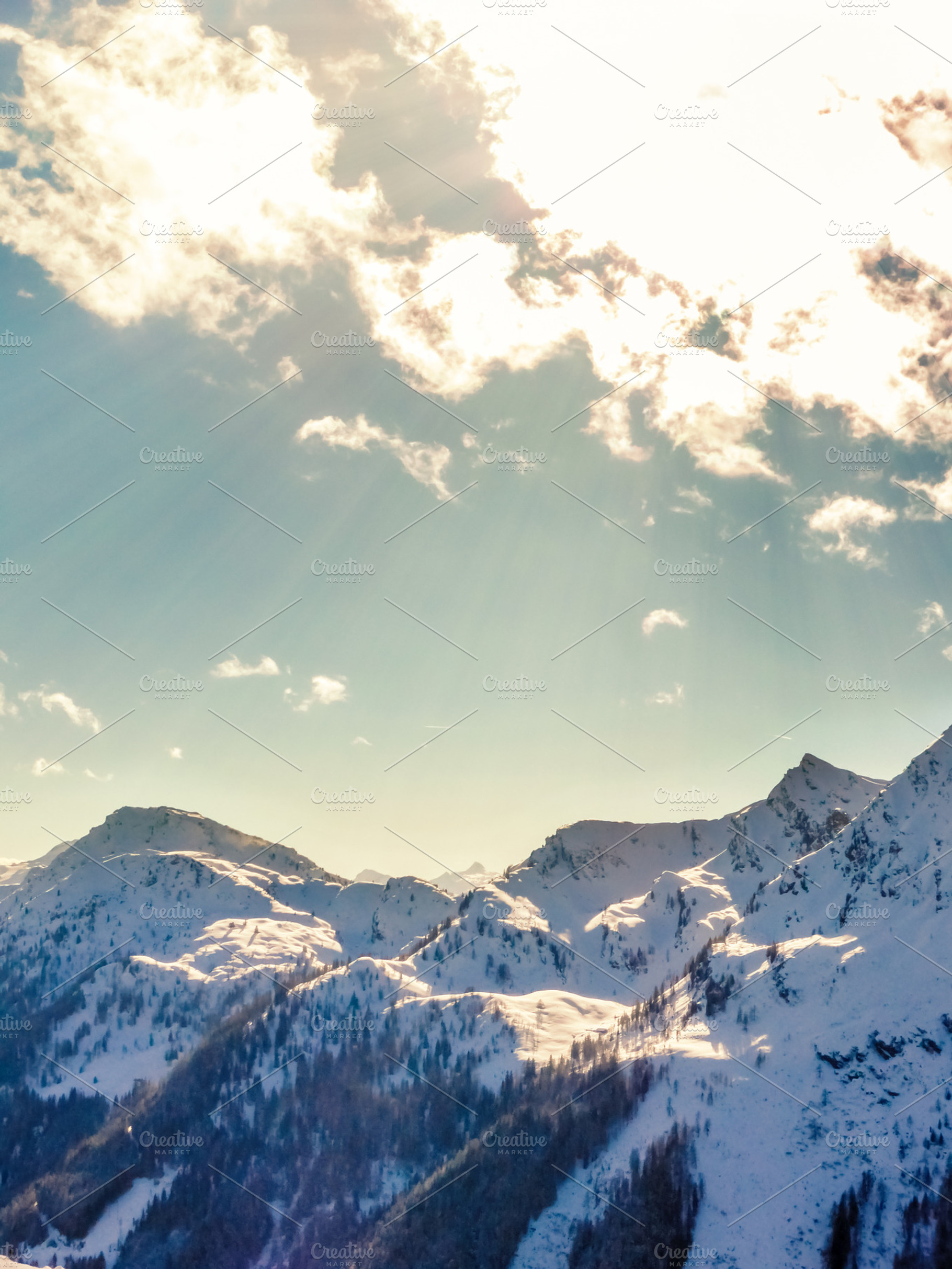 Winter alps containing alps, beautiful, and blue sky, a Holiday Photo by ChristianThür Photography