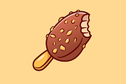 Ice Cream Chocolate Peanut Popsicle, a Food Illustration by Catalyst Labs (Thumbnail 2 of 3)