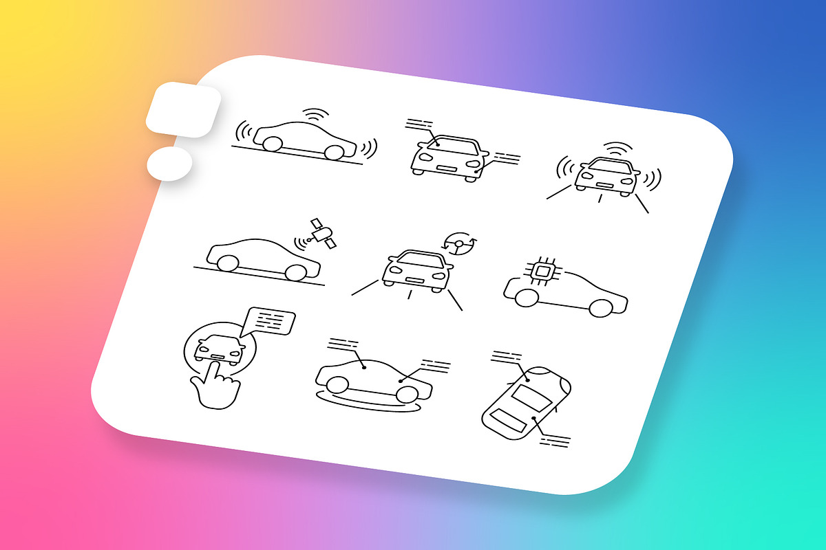 Autonomous Car V1 Icon Packs