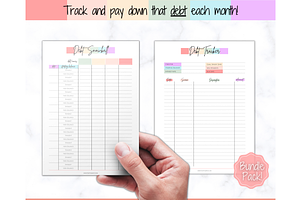 Budget Planner Printable BUNDLE!