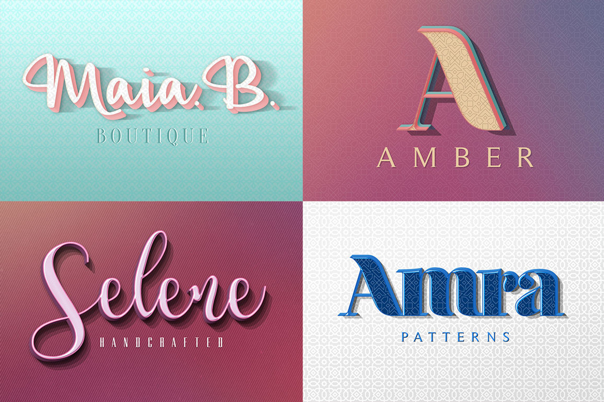 150 3D Text Effects for Photoshop, a Brushes & More by Graphicdome (Photo 50 of 71)