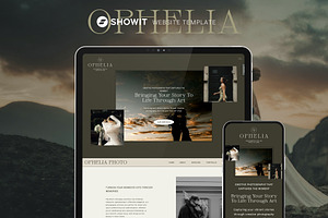 Showit Website Template | Ophelia, a Websites & App Template by Ladyfang Creative