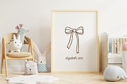 Hand Drawn Whimsical Bow Clipart, a Decorative Illustration by Hello Holly Studio (Thumbnail 5 of 10)