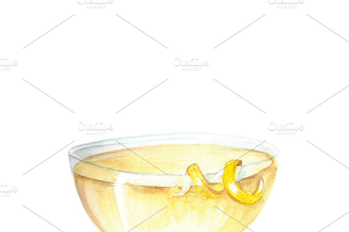 Watercolour Cocktail Illustration, a Food Illustration by MumAndMe (Photo 2 of 2)