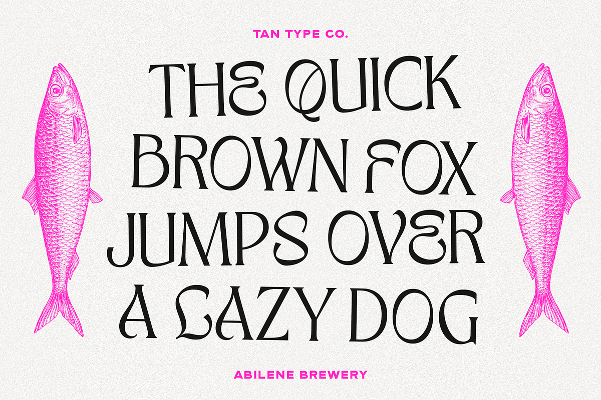 Tan Abilene Brewery Font Free Downloadv - UIFreebies
