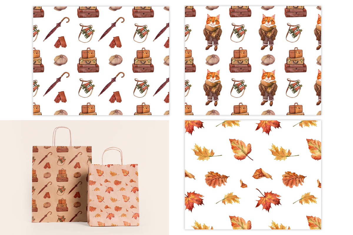 The Vintage Traveler, a Seasonal Illustration by Olha Urdeichuk (Photo 3 of 5)