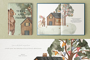 Forest party. Watercolor birthday., an Animal Illustration by Ooh Lily (Thumbnail 9 of 16)