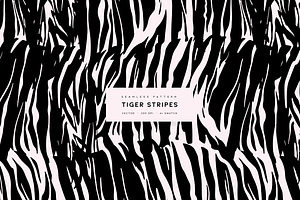 Tiger Stripes Vector Pattern