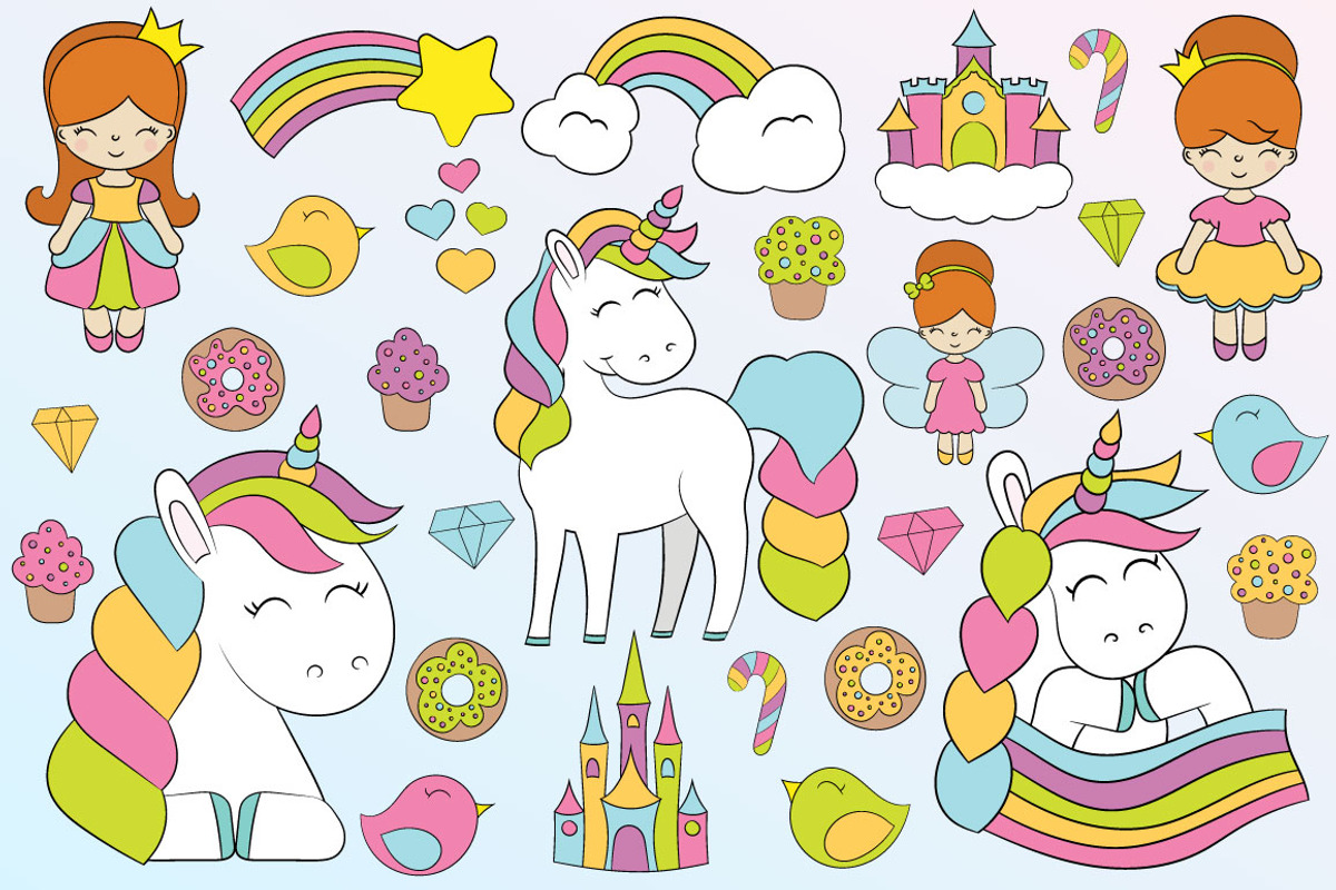 Unicorn Bundle, an Animal Illustration by My Sweet Dreams (Photo 3 of 7)