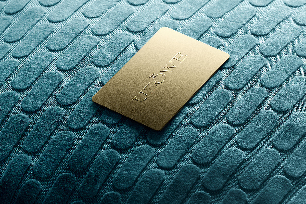 Logo Mockup Metal Card on Fabric, a Product Mockup by Asylab (Photo 3 of 5)