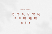 Christine - Advertisement Font, a Sans Serif Font by RockboyStd (Thumbnail 9 of 12)