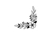 Floral Corner Ornament Clipart Bundl, an Illustration by Creativeshirt (Thumbnail 9 of 48)