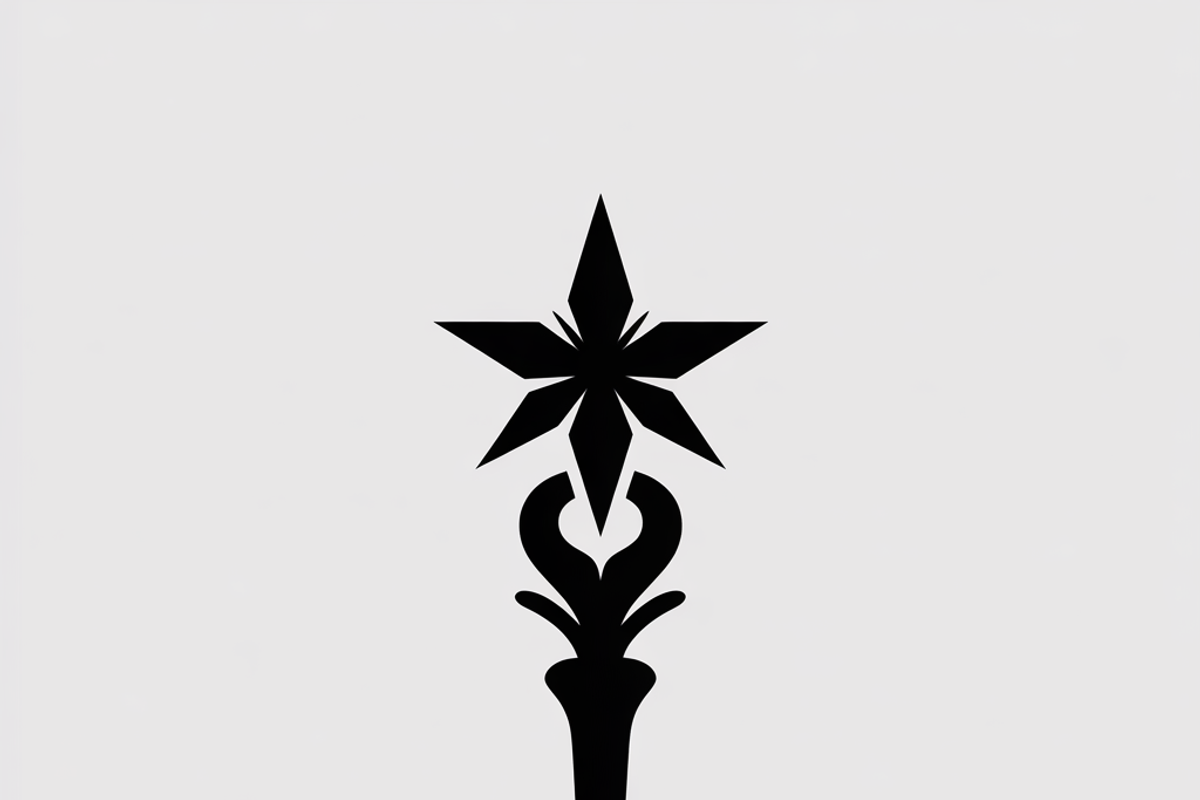 A stylish set of magic wand vector, an Illustration by Amazin_art (Photo 8 of 41)