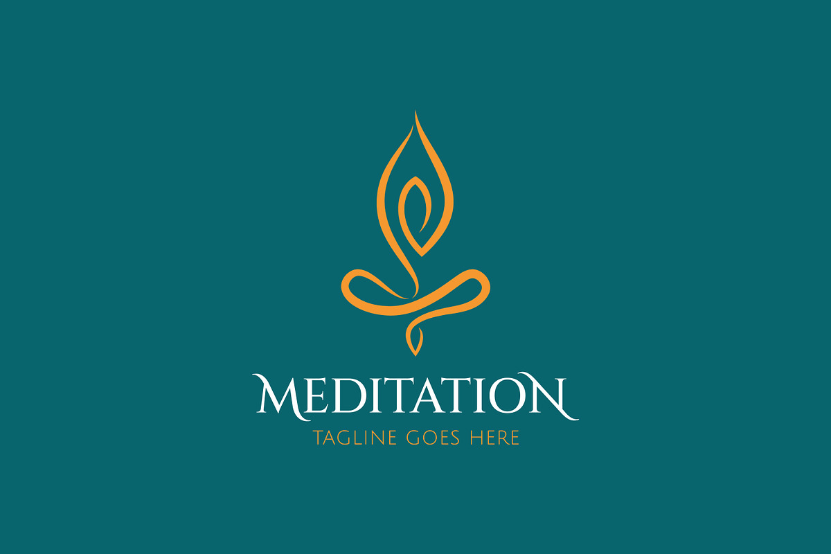 Simply Yoga Pilates Meditation Logo, a Branding & Logo Template by Signatoro (Photo 1 of 3)