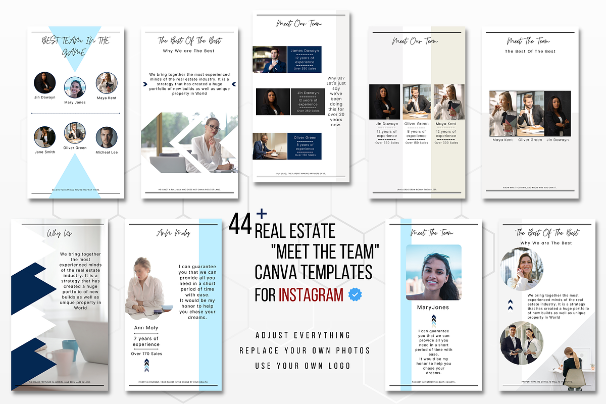 Meet The Team Canva Template, a Social Media Template by Kay Designs (Photo 2 of 3)