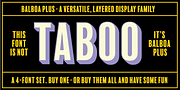Balboa Plus, a Sans Serif Font by Parkinson Type Design (Thumbnail 2 of 8)