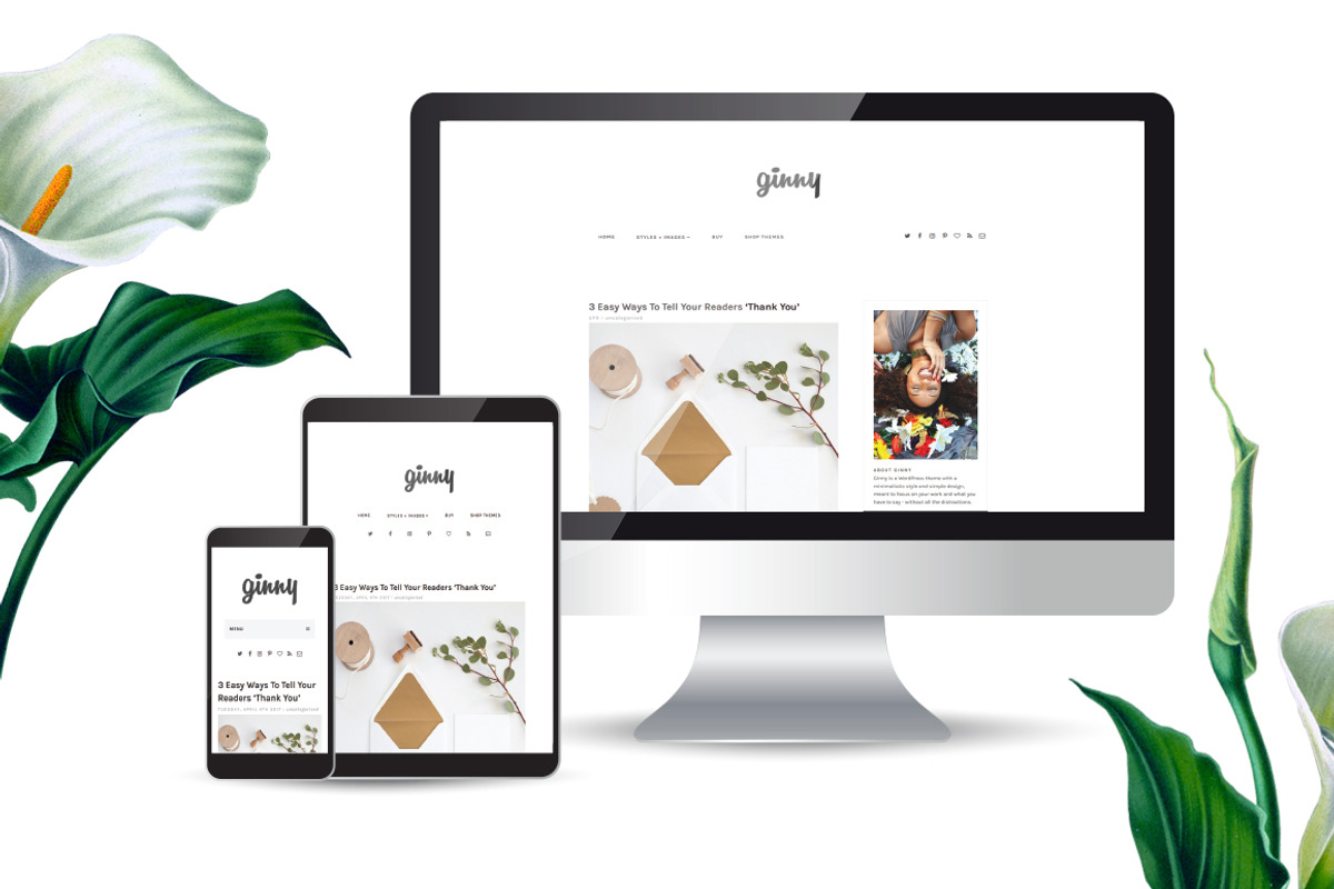 Ginny - Responsive WordPress, a WordPress Template by Anna Moore (Photo 3 of 3)