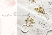 POPPY SUNSET pencil floral sketches, a Decorative Illustration by Yuliia Lashevska (Thumbnail 5 of 10)