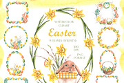 Easter traditions watercolor set., an Illustration by SabinaWatercolorArt (Thumbnail 8 of 18)