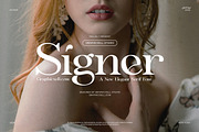 Signer Elegant Serif Font, a Serif Font by Graphicxell (Thumbnail 1 of 8)