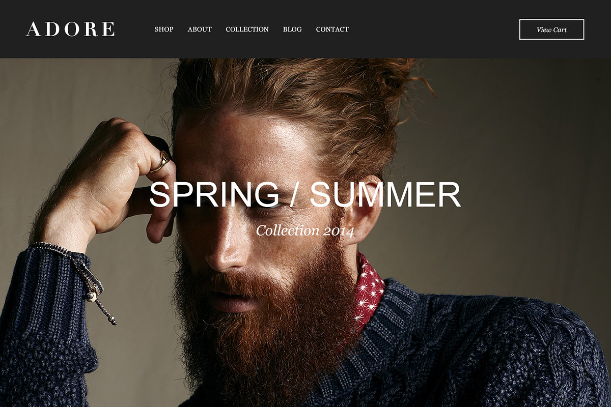 Adore | PSD E-Commerce Template, a Websites & App Template by hezytheme (Photo 4 of 5)
