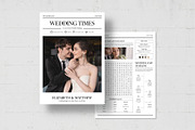 Wedding Newspaper Flyer Template, a Flyer Template by BrandPacks (Thumbnail 4 of 5)