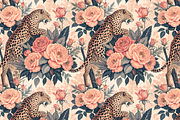 Seamless pattern. Animal and floral, a Pattern Graphic by Designs by Helen Trupak (Thumbnail 4 of 8)
