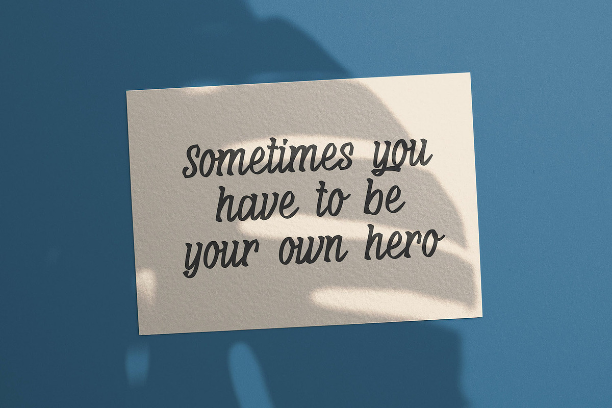 Maksum - Handwritten Font, a Script Font by StringLabs (Photo 3 of 10)