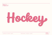 Hockey - Elegant Script Font, a Script Font by HRDR (Thumbnail 1 of 7)