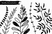 Leaves sketch style set, an Object Graphic by Olly Molly (Thumbnail 4 of 4)