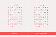 Sahar - 18 Fonts Typeface, a Sans Serif Font by Lella7 (Thumbnail 20 of 29)
