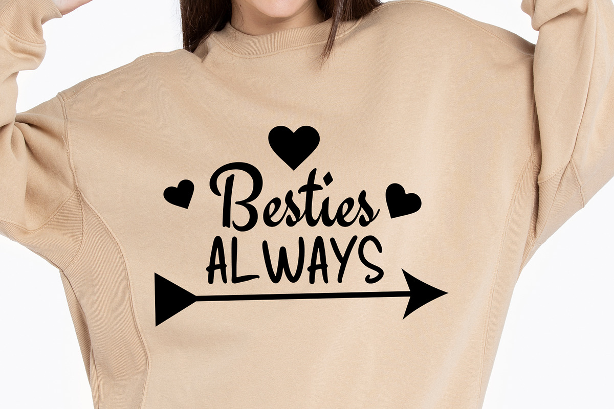 Besties Forever SVG Bundle, a Graphic by M9 Design (Photo 3 of 9)