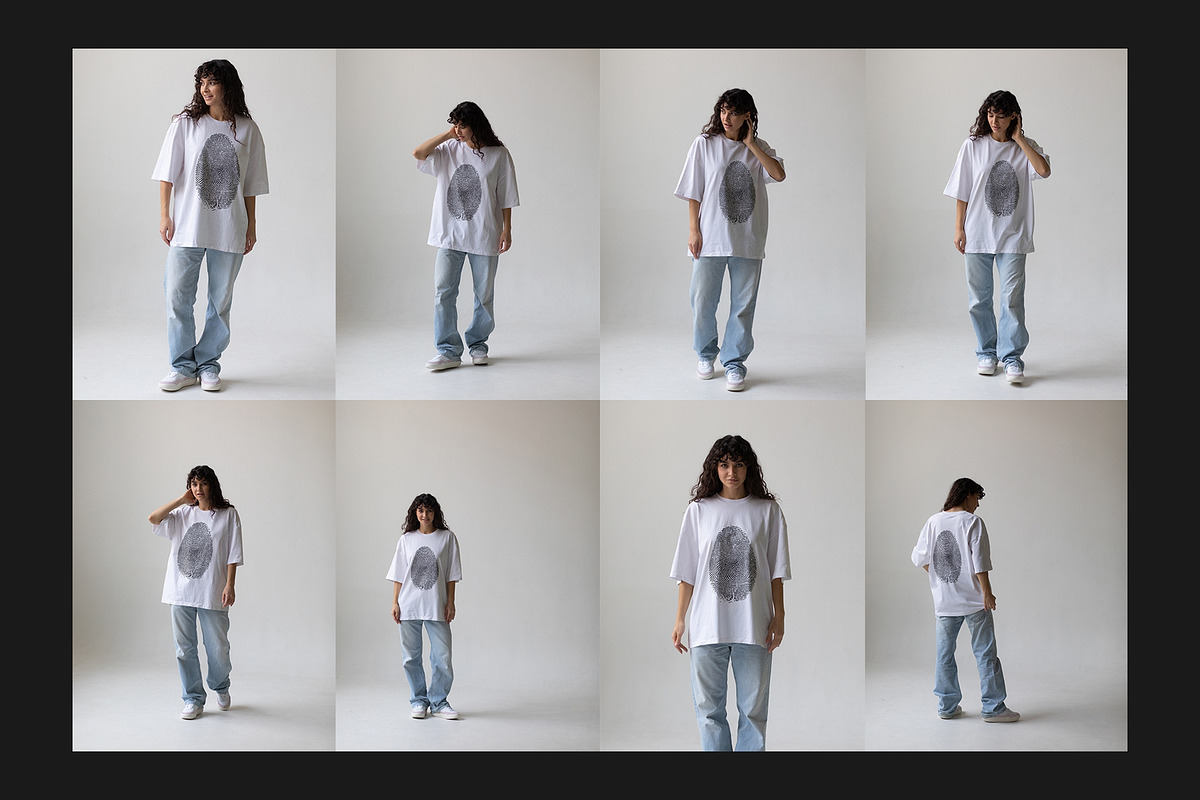 T-Shirt Mock-Up Set, a Shirt Mockup by Freeman Studio (Photo 7 of 13)