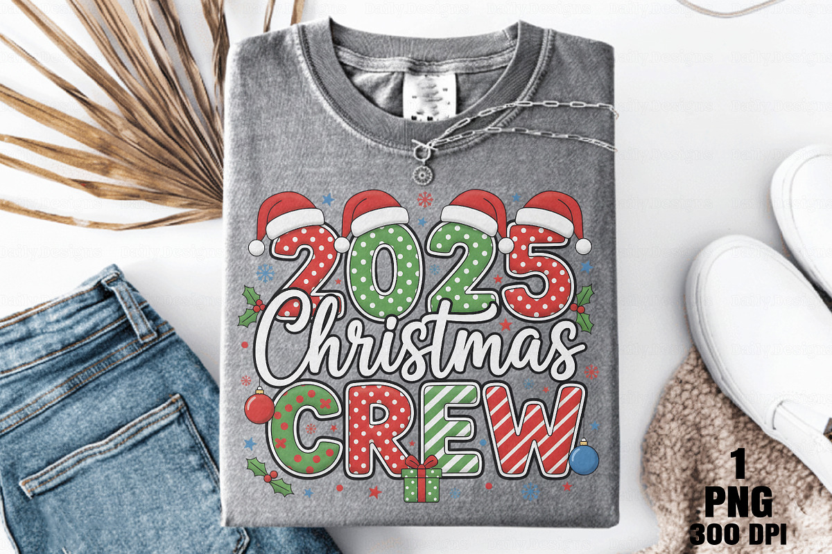 Christmas Crew 2025 PNG, an Illustration by Daily.Designs (Photo 8 of 10)