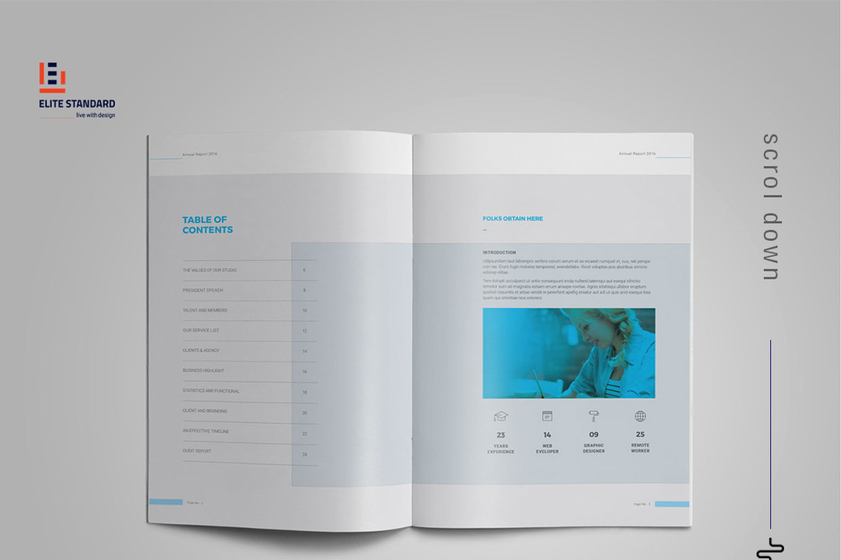 Annual Report, a Brochure Template by Elite_Standard (Photo 2 of 5)