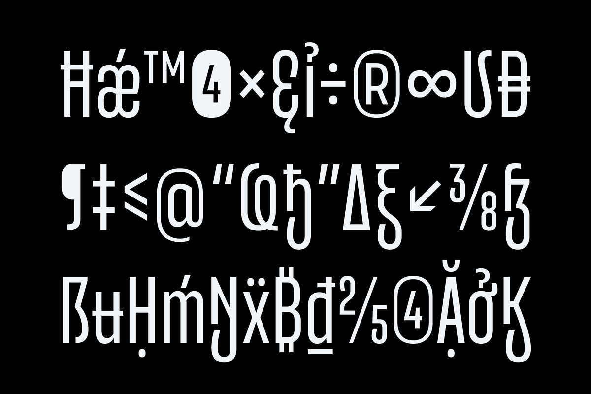 Entrofly — condensed font family, a Sans Serif Font by Slava Antipov (Photo 14 of 14)