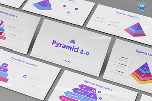 Triangle Pyramid Infographic Keynote, a Presentation Template by Pixslides