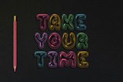 Blown Glass 3D SVG Bubble Color Font, a Sans Serif Font by The Creative Bix (Thumbnail 4 of 13)