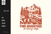 Hiking And Nature Explorer T-shirt, a Graphic by shaondesigns (Thumbnail 1 of 5)