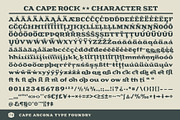CA Cape Rock - Family, a Slab Serif Font by Cape Arcona Type Foundry (Thumbnail 8 of 8)