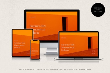 Customisable Device Mockup Kit