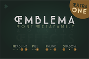 Emblema Headline 1EXTRA, a Sans Serif Font by graffistyling (Thumbnail 1 of 4)