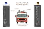 Camper Van Creator, an Illustration by lokfrid (Thumbnail 2 of 7)