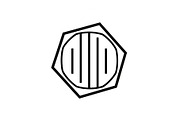 Geometric Shape Icons Collection, an Illustration by Gfx_Store (Thumbnail 2 of 13)