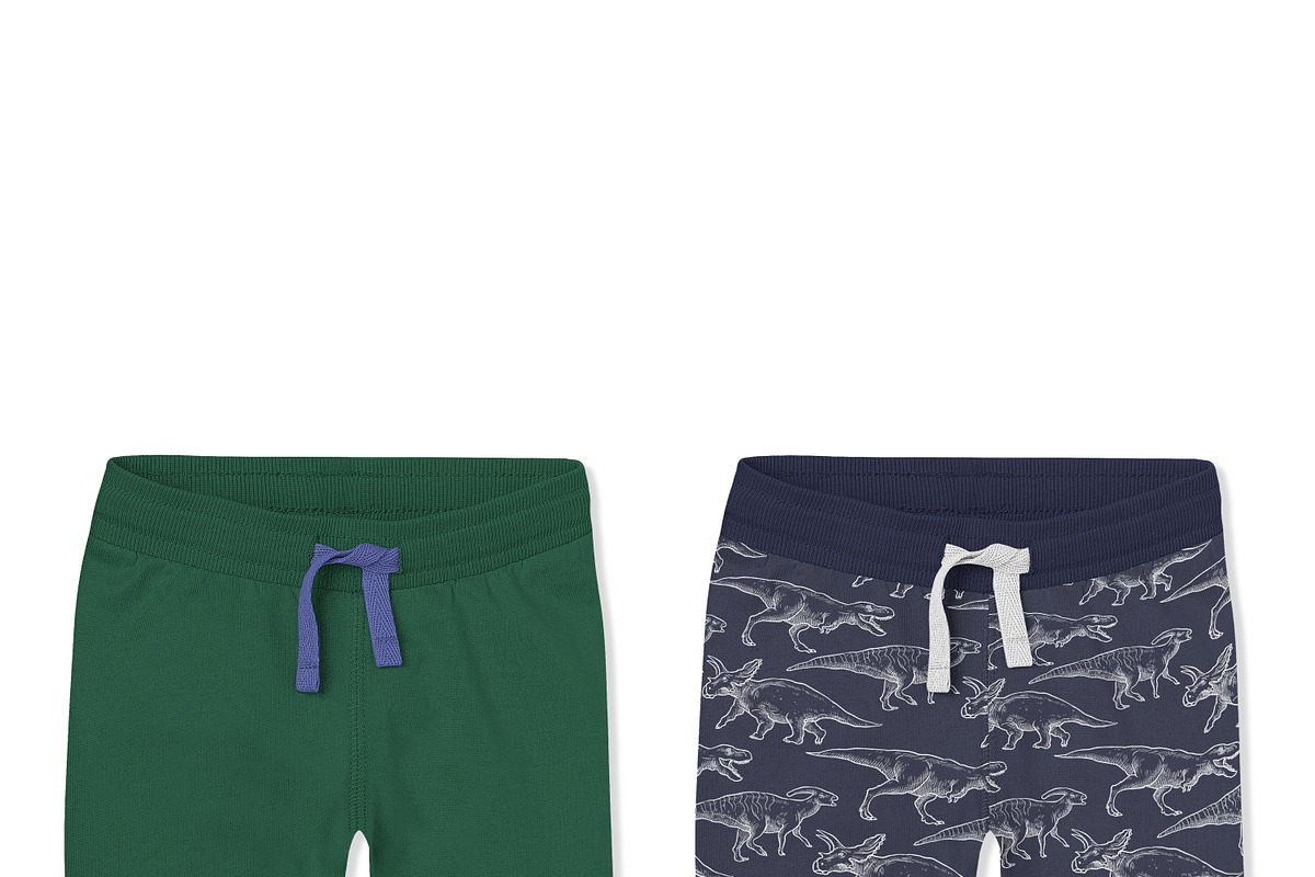 Baby Cotton Pants Mock-ups Set, a Bottom Mockup by Mocca Mockups Store (Photo 7 of 22)